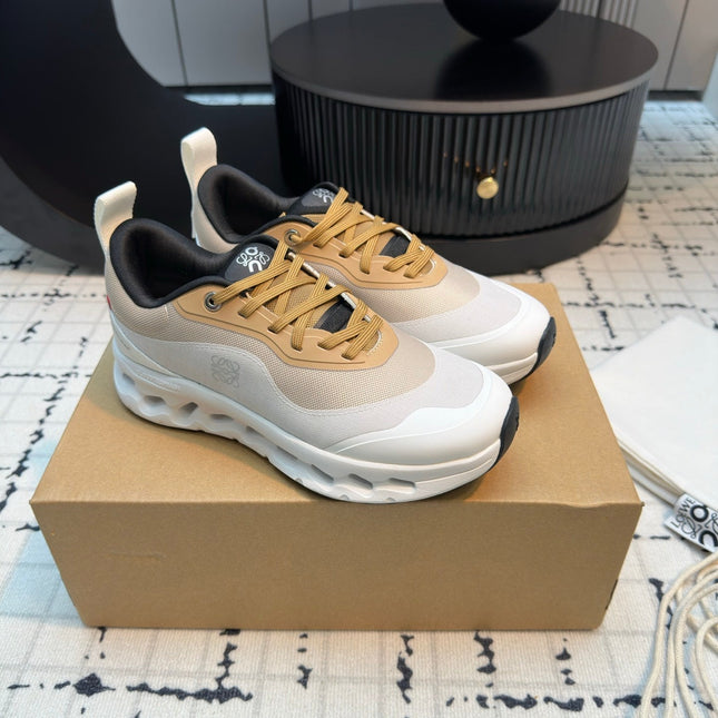 LW CLOUDTILT 2.0 SNEAKER TAN AND WHITE POLYESTER