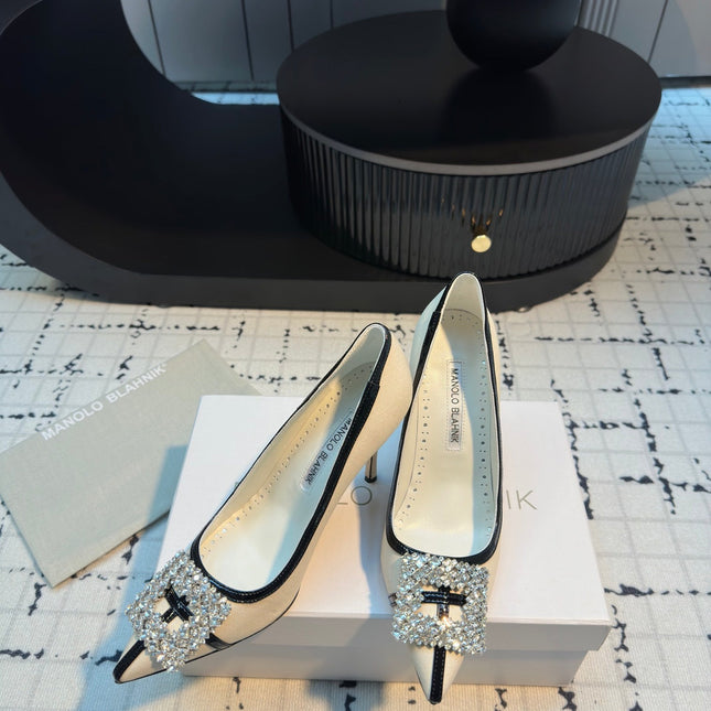 HANGISI 100 MM IN WHITE SUEDE