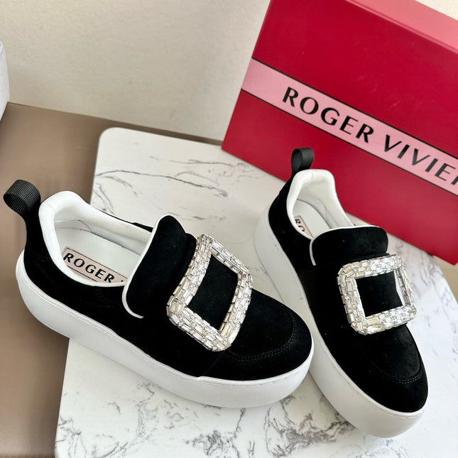 VIV' UP SNEAKERS IN BLACK SUEDE
