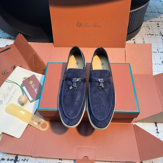 LP SUMMER WALK LOAFER NAVY BLUE SUEDE 219156