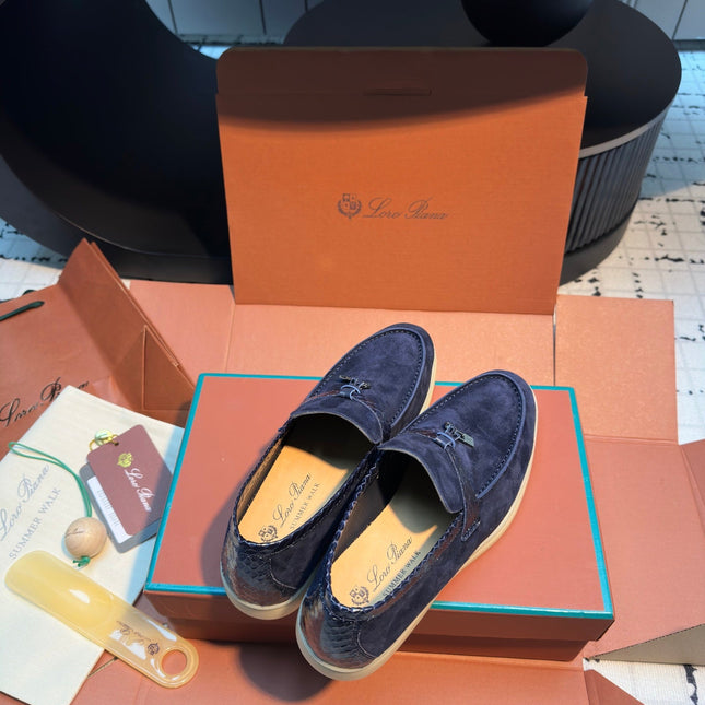 LP SUMMER WALK LOAFER NAVY BLUE SUEDE 219156