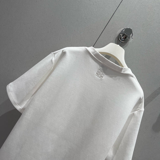Loewe 25 T-shirt White mix Green Cotton 210229