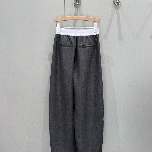 Loewe 25 Print Ribbed Waist Trousers Cotton