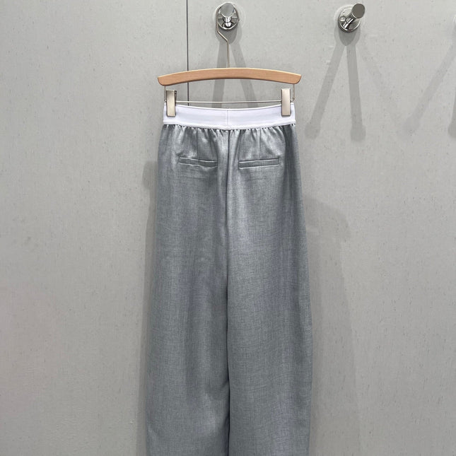 Loewe 25 Print Ribbed Waist Trousers Cotton