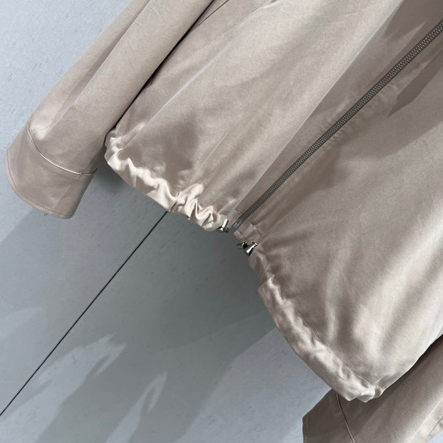 Loewe 25 Jacket Beige Cotton