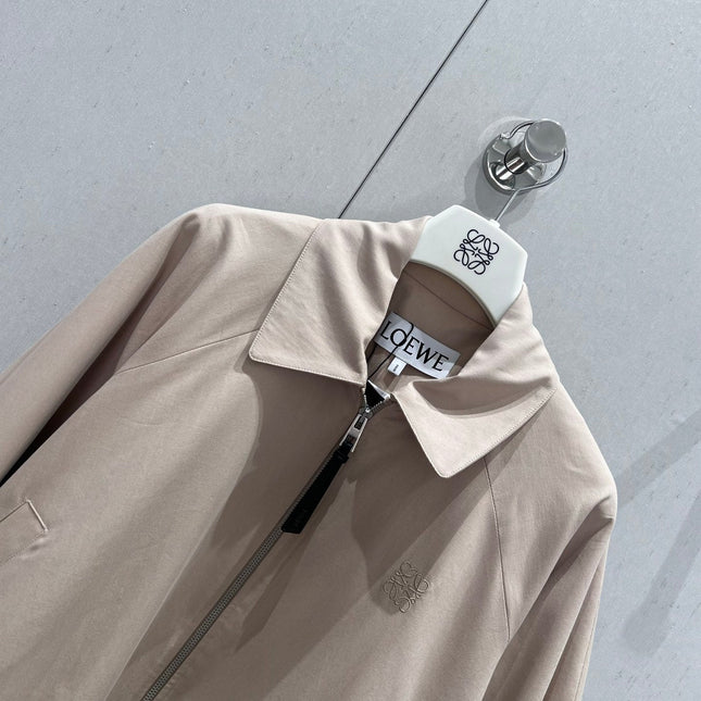 Loewe 25 Jacket Beige Cotton