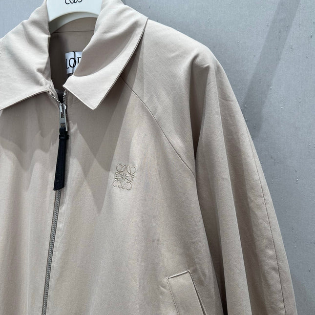 Loewe 25 Jacket Beige Cotton