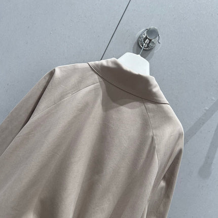 Loewe 25 Jacket Beige Cotton