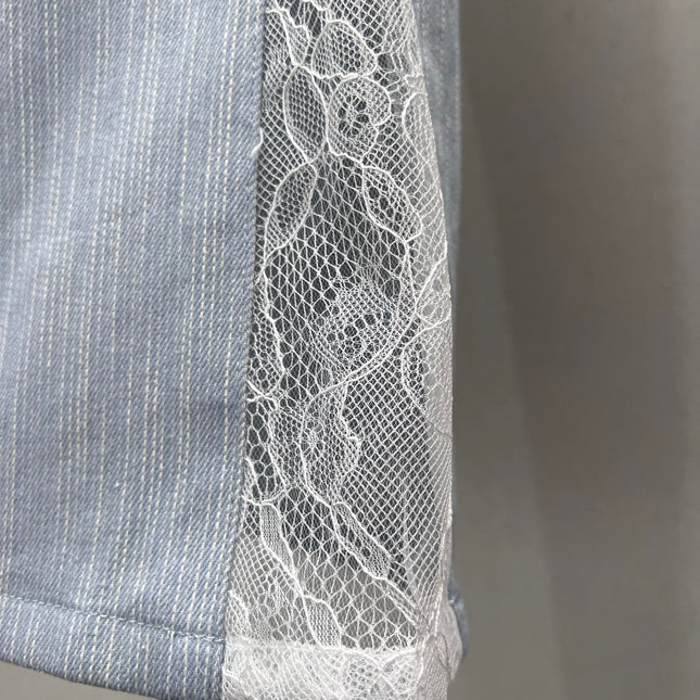 CC Flared Jeans Blue Gray Cotton