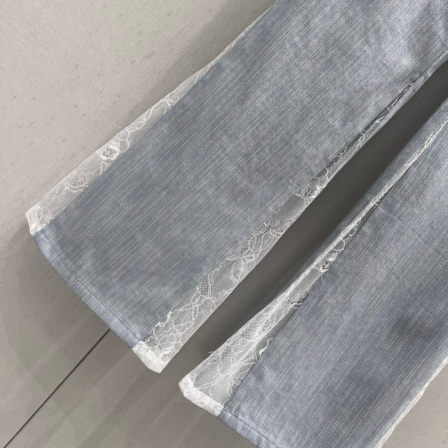 CC Flared Jeans Blue Gray Cotton