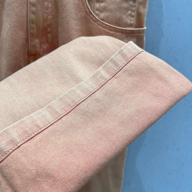 CC 25 Straight Jeans Orange Cotton