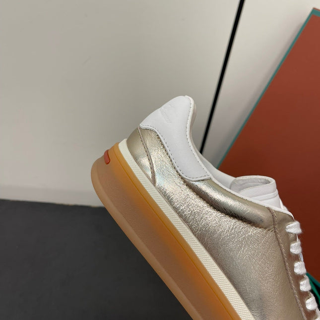LP TENNIS WALK SNEAKERS LIGHT GOLD CALFSKIN