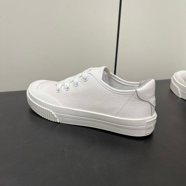 LP CLASSIC BISCUIT SNEAKERS WHITE CALFSKIN