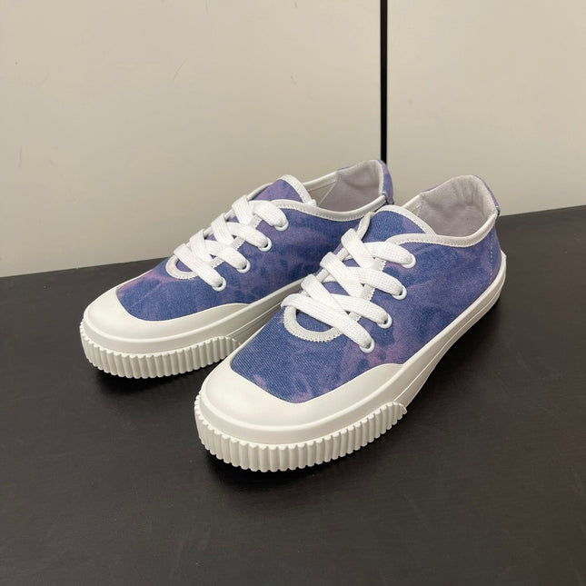 LP CLASSIC BISCUIT SNEAKER LAPIS CALFSKIN