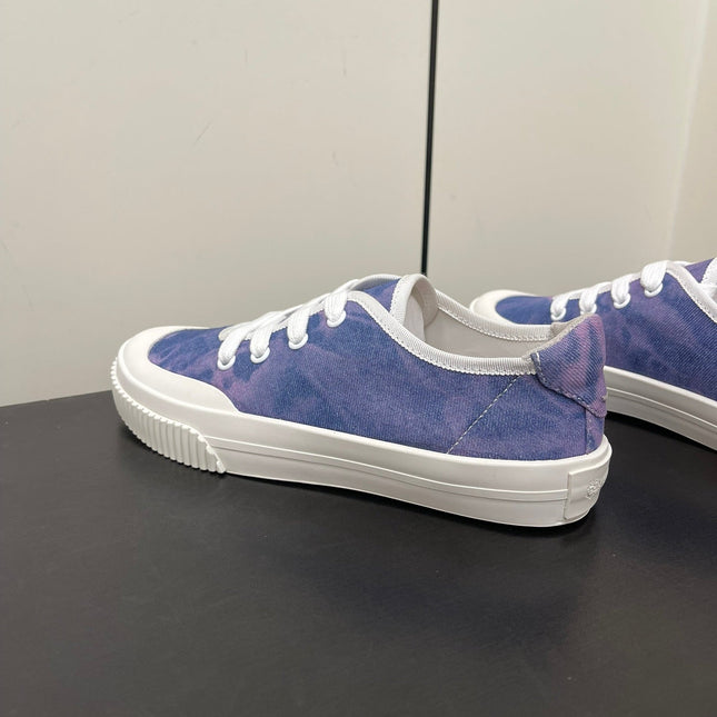 LP CLASSIC BISCUIT SNEAKER LAPIS CALFSKIN