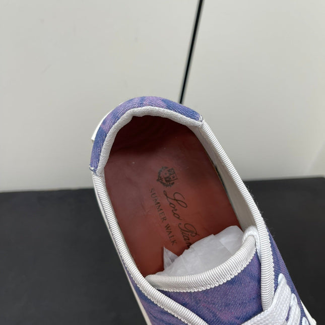 LP CLASSIC BISCUIT SNEAKER LAPIS CALFSKIN