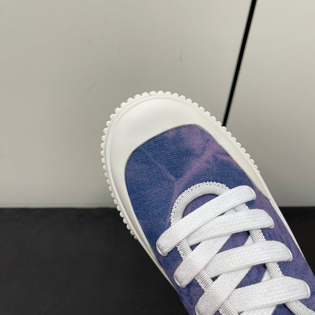 LP CLASSIC BISCUIT SNEAKER LAPIS CALFSKIN