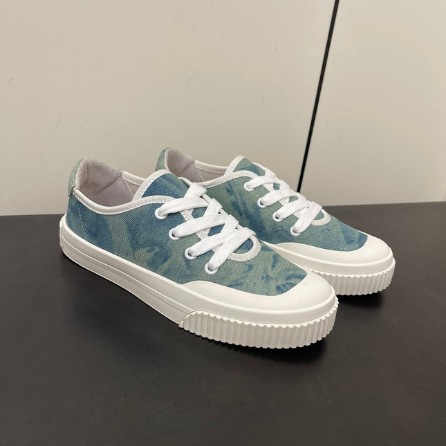 LP CLASSIC BISCUIT SNEAKER SAPPHIRE CALFSKIN