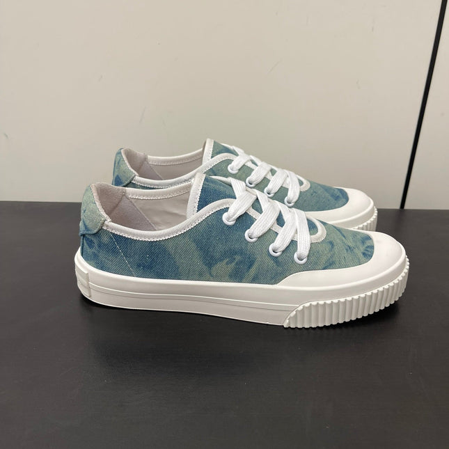 LP CLASSIC BISCUIT SNEAKER SAPPHIRE CALFSKIN