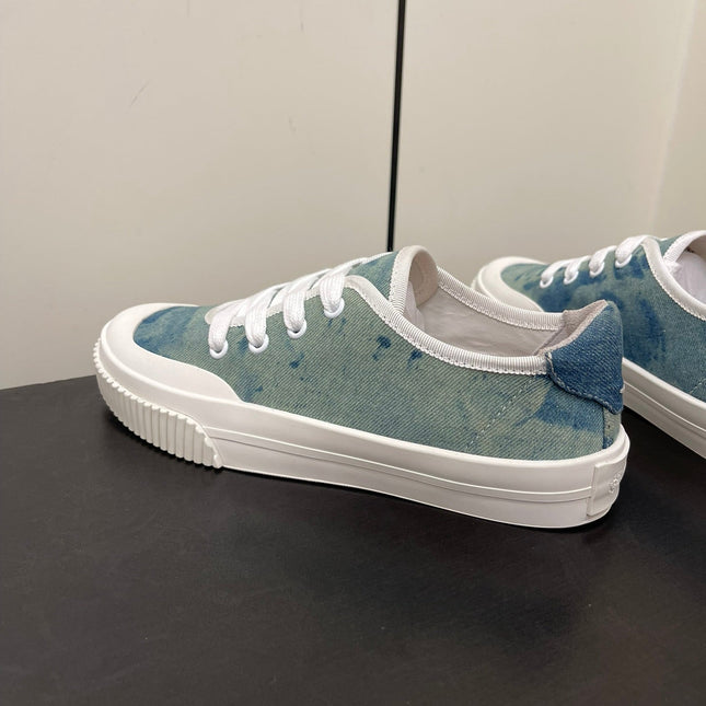 LP CLASSIC BISCUIT SNEAKER SAPPHIRE CALFSKIN