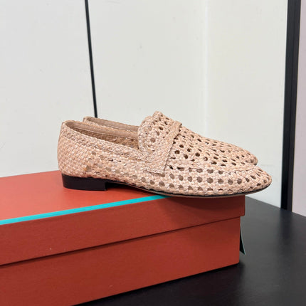 LP LOAFERS 25S IN BEIGE LAMBSKIN