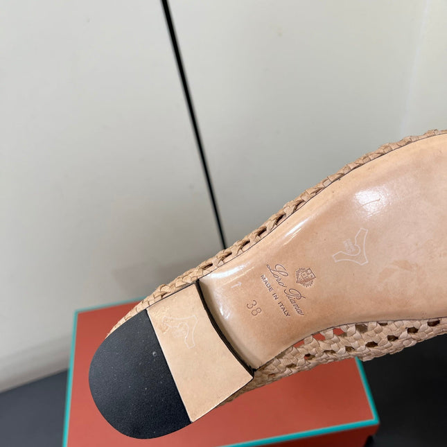 LP LOAFERS 25S IN BEIGE LAMBSKIN