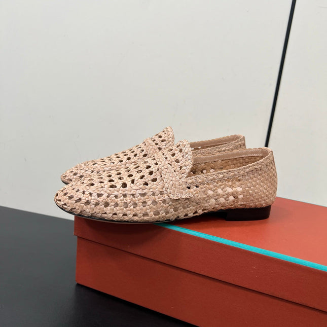 LP LOAFERS 25S IN BEIGE LAMBSKIN