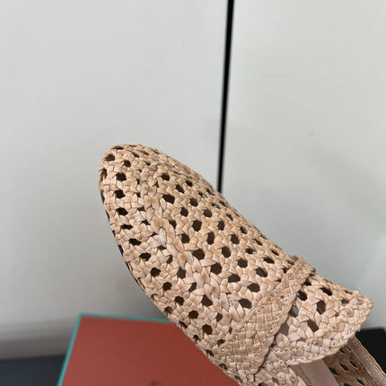 LP LOAFERS 25S IN BEIGE LAMBSKIN