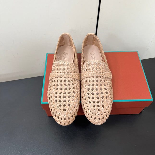 LP LOAFERS 25S IN BEIGE LAMBSKIN