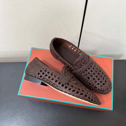 LP LOAFERS 25S IN DARK BROWN LAMBSKIN