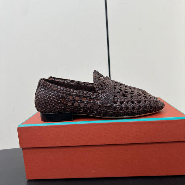 LP LOAFERS 25S IN DARK BROWN LAMBSKIN