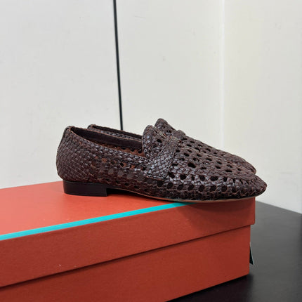 LP LOAFERS 25S IN DARK BROWN LAMBSKIN