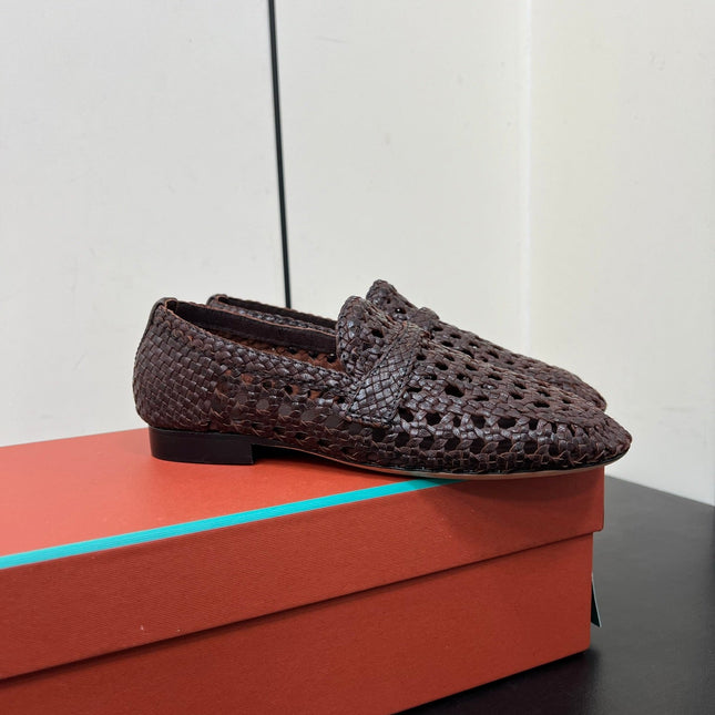 LP LOAFERS 25S IN DARK BROWN LAMBSKIN