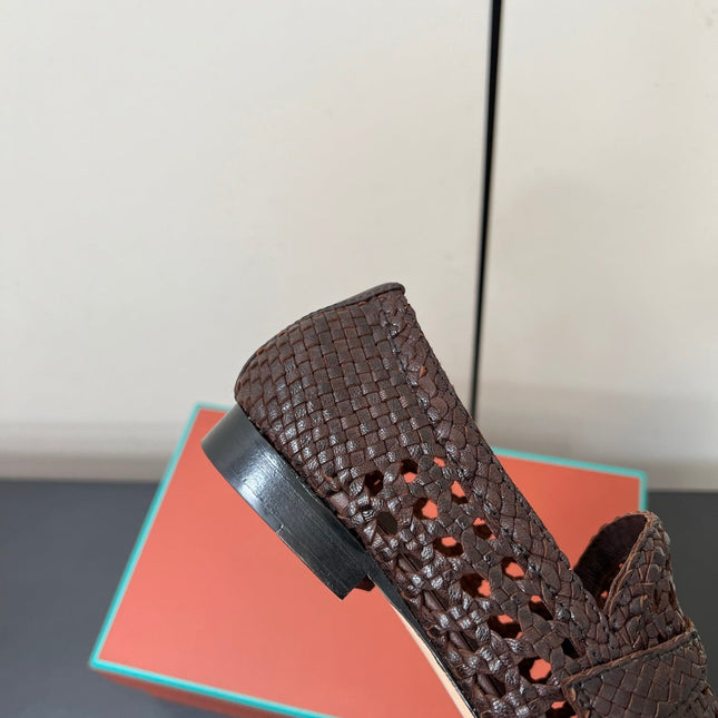 LP LOAFERS 25S IN DARK BROWN LAMBSKIN