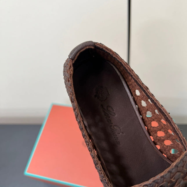 LP LOAFERS 25S IN DARK BROWN LAMBSKIN