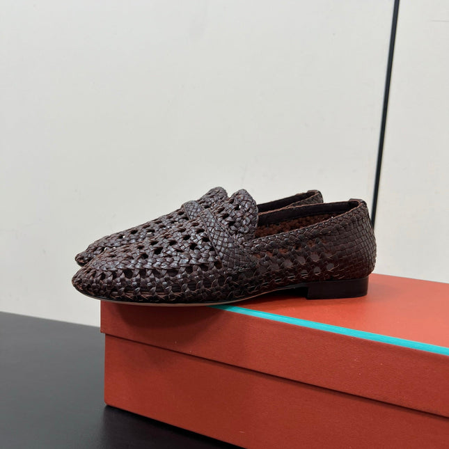 LP LOAFERS 25S IN DARK BROWN LAMBSKIN