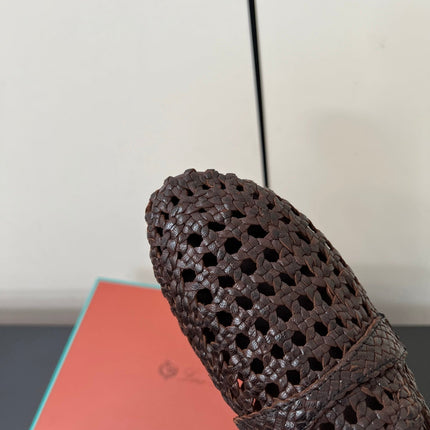 LP LOAFERS 25S IN DARK BROWN LAMBSKIN