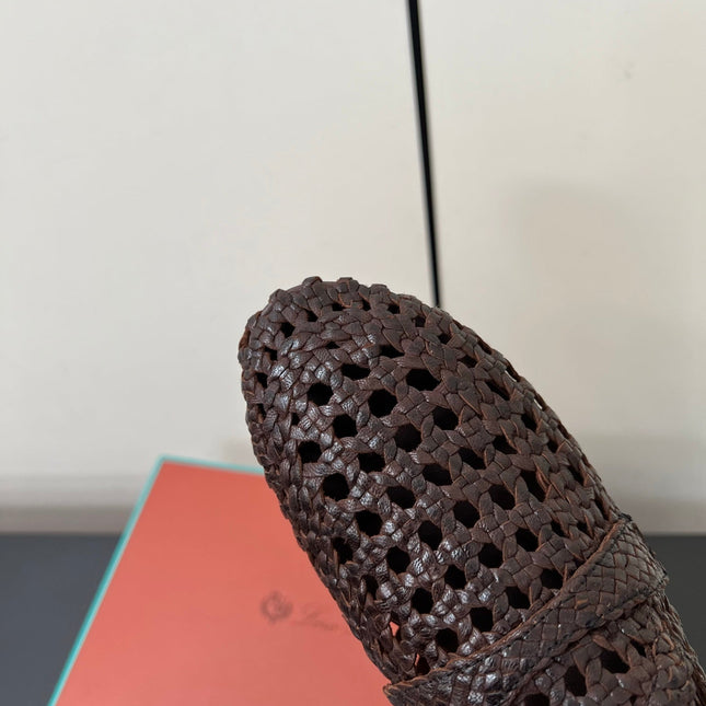 LP LOAFERS 25S IN DARK BROWN LAMBSKIN