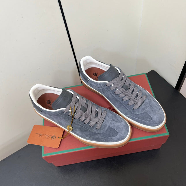 LP 25S TENNIS WALK SNEAKERS IN BLUE GRAY SUEDE