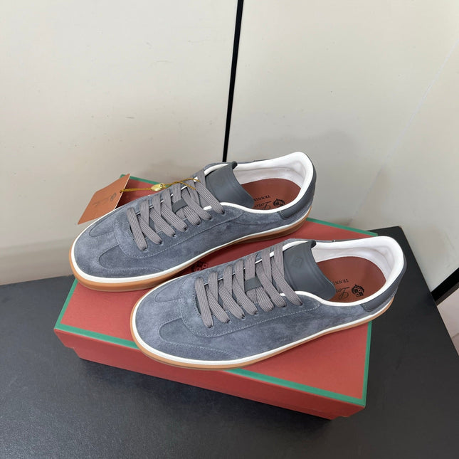 LP 25S TENNIS WALK SNEAKERS IN BLUE GRAY SUEDE