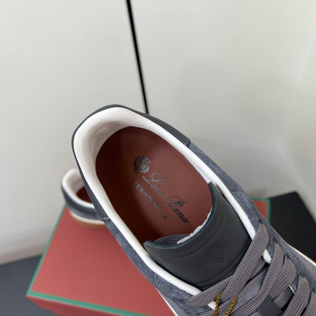 LP 25S TENNIS WALK SNEAKERS IN BLUE GRAY SUEDE