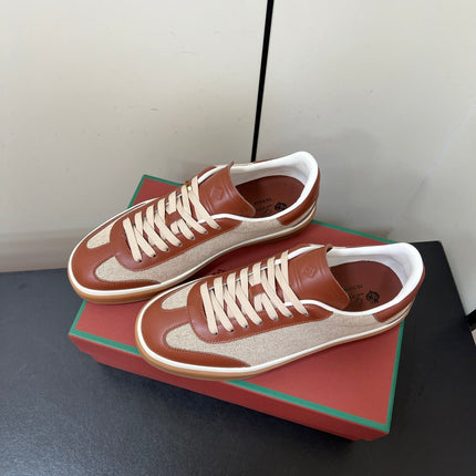 LP 25S TENNIS WALK SNEAKERS IN CHESTNUT CALFSKIN