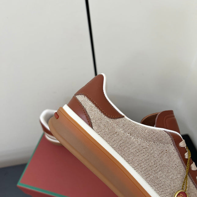 LP 25S TENNIS WALK SNEAKERS IN CHESTNUT CALFSKIN