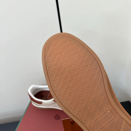 LP 25S TENNIS WALK SNEAKERS IN CHESTNUT CALFSKIN