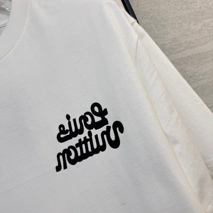 LV T-SHIRT IN WHITE COTTON FABRIC 238920