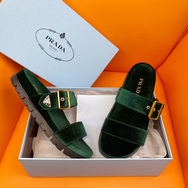 Pra Slides 10 Velvet Laurel Green