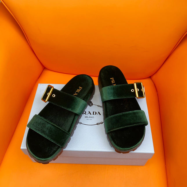 Pra Slides 10 Velvet Laurel Green