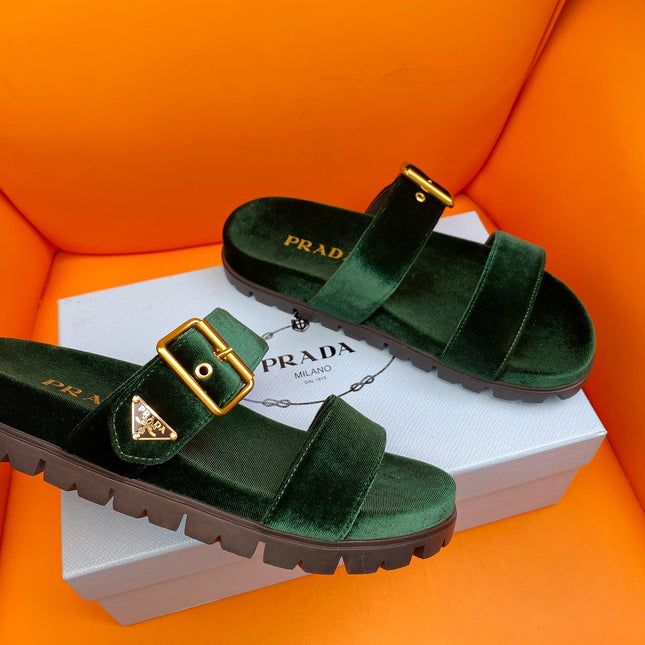Pra Slides 10 Velvet Laurel Green