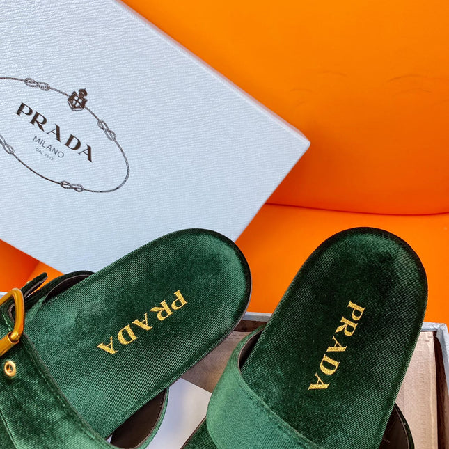Pra Slides 10 Velvet Laurel Green