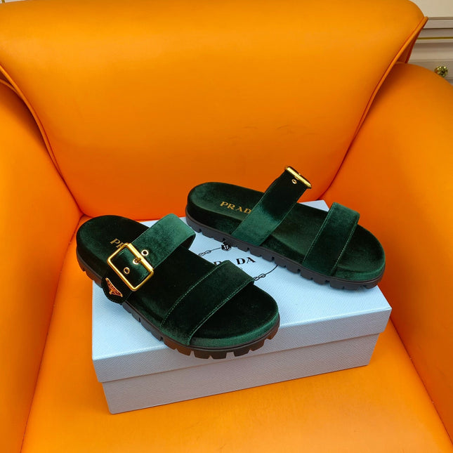 Pra Slides 10 Velvet Laurel Green